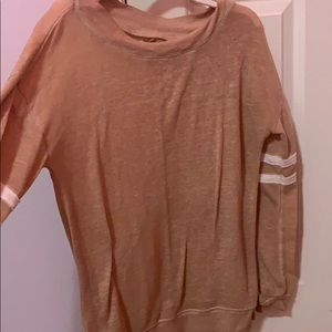 ligh pink long sleeve shirt